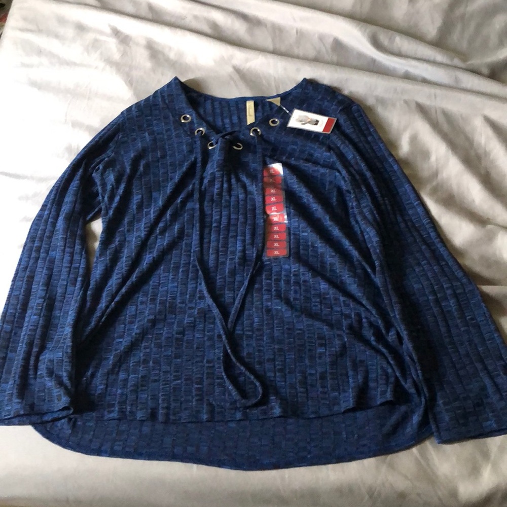 Chenault Dark Blue Blouse